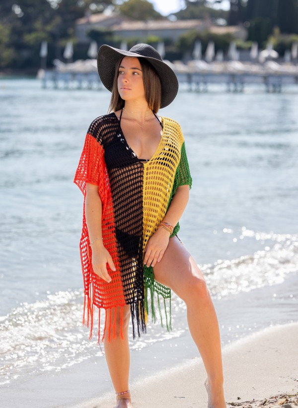 Tunique de Plage Strip Paola