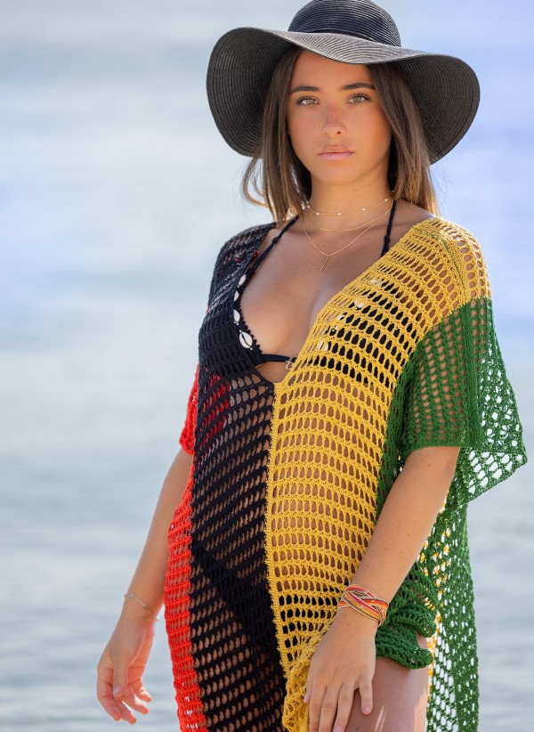 Tunique de Plage Strip Paola