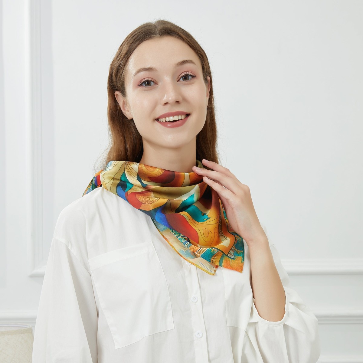 Dreaming Cléo Small Silk Square