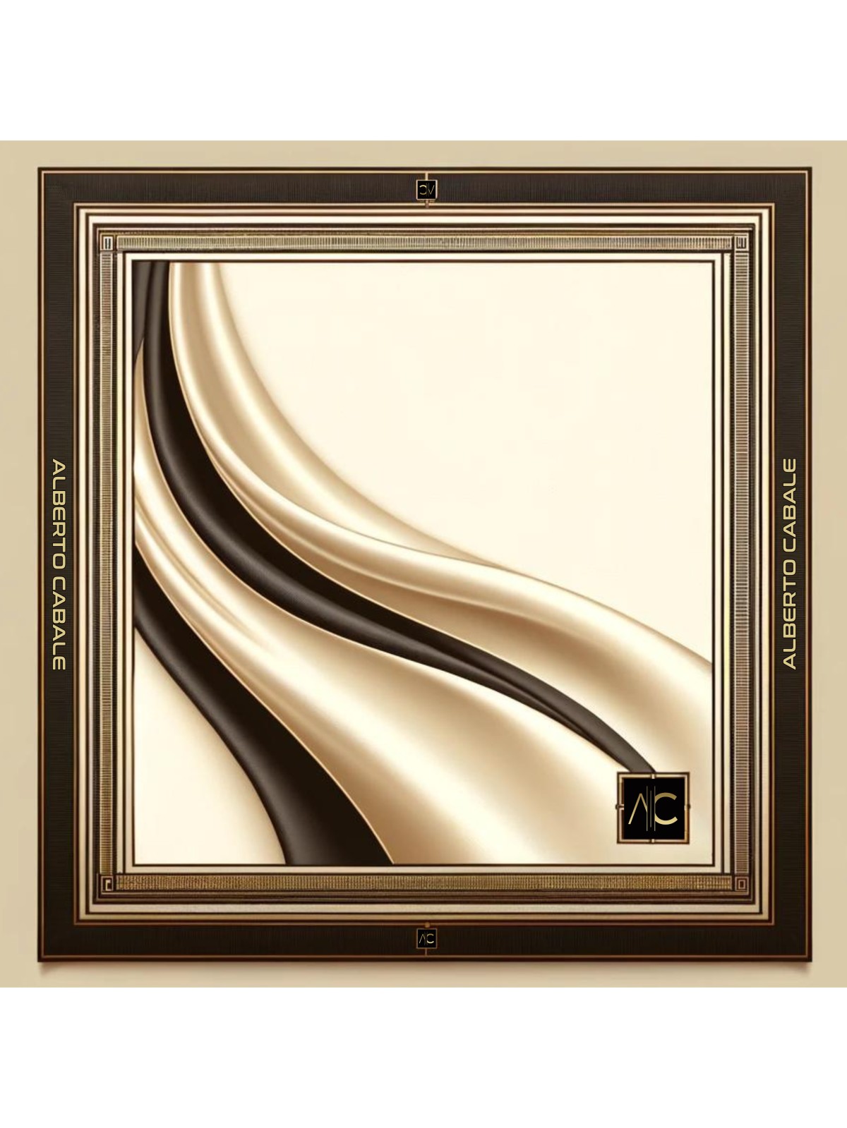 Paint Cléo Small Silk Square
