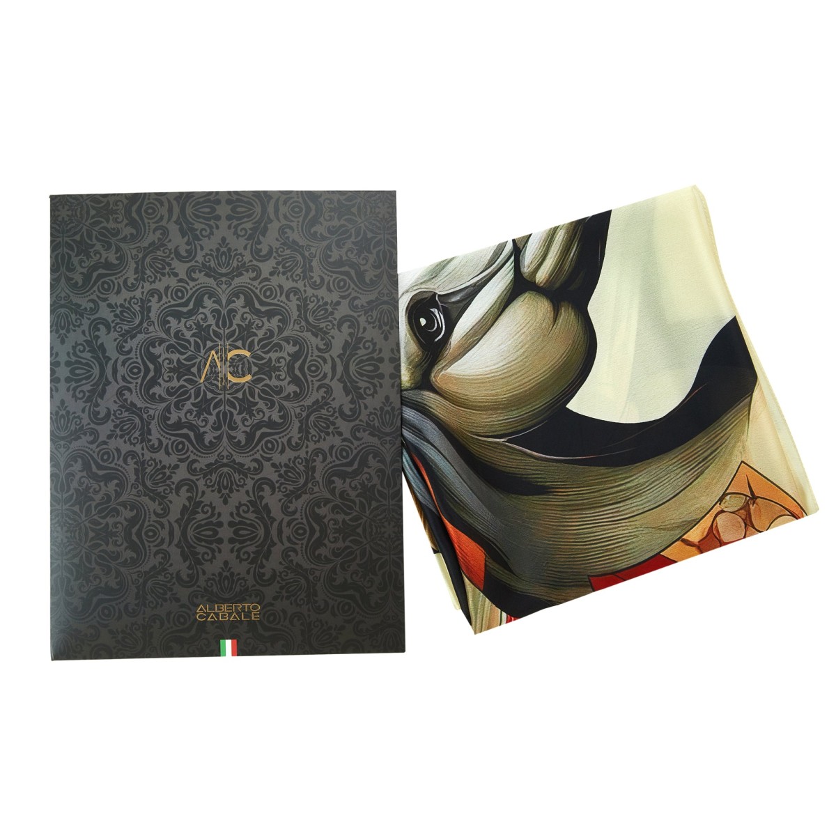 Fire Horse Zoé Large Silk Square