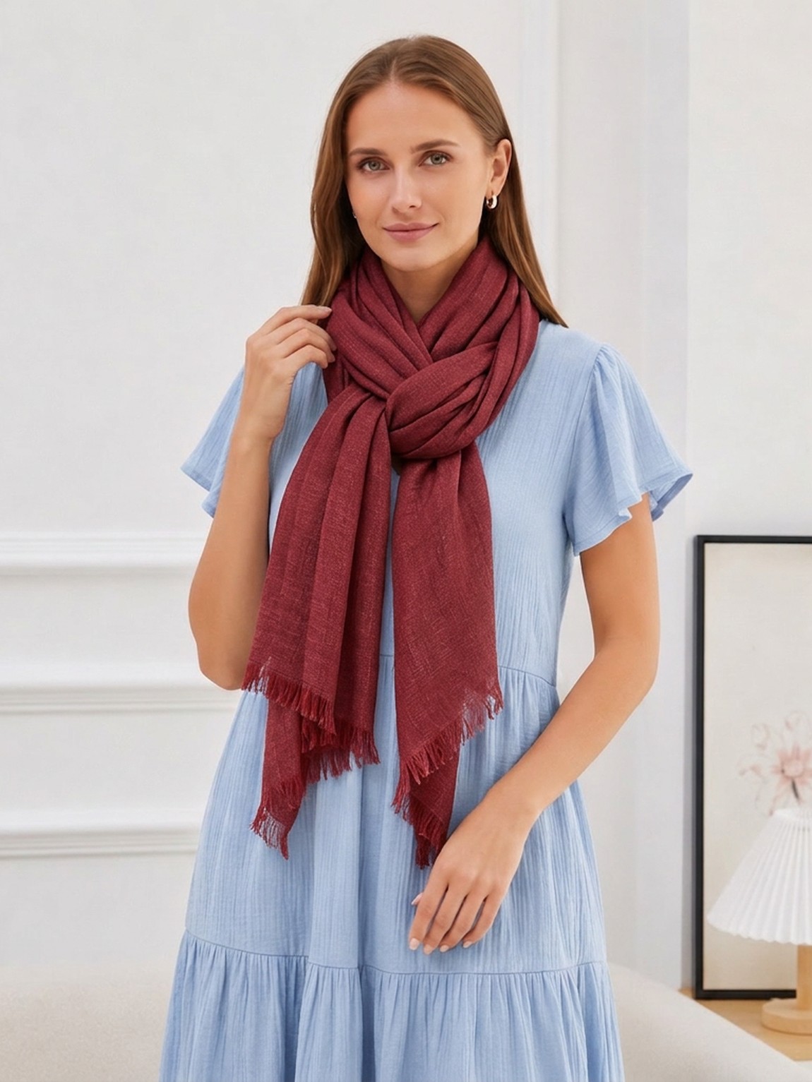 AC | Everydays | Cashmere & Organic Cotton Scarf