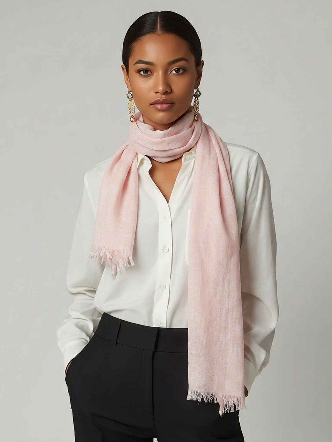 AC | Everydays | Cashmere & Organic Cotton Scarf