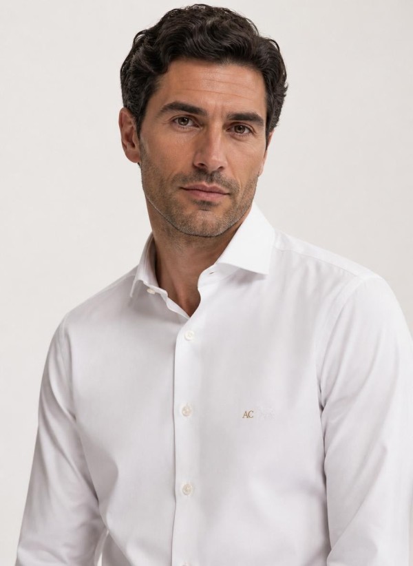 Chemise Sorrento Blanc — Popeline 100% Coton
