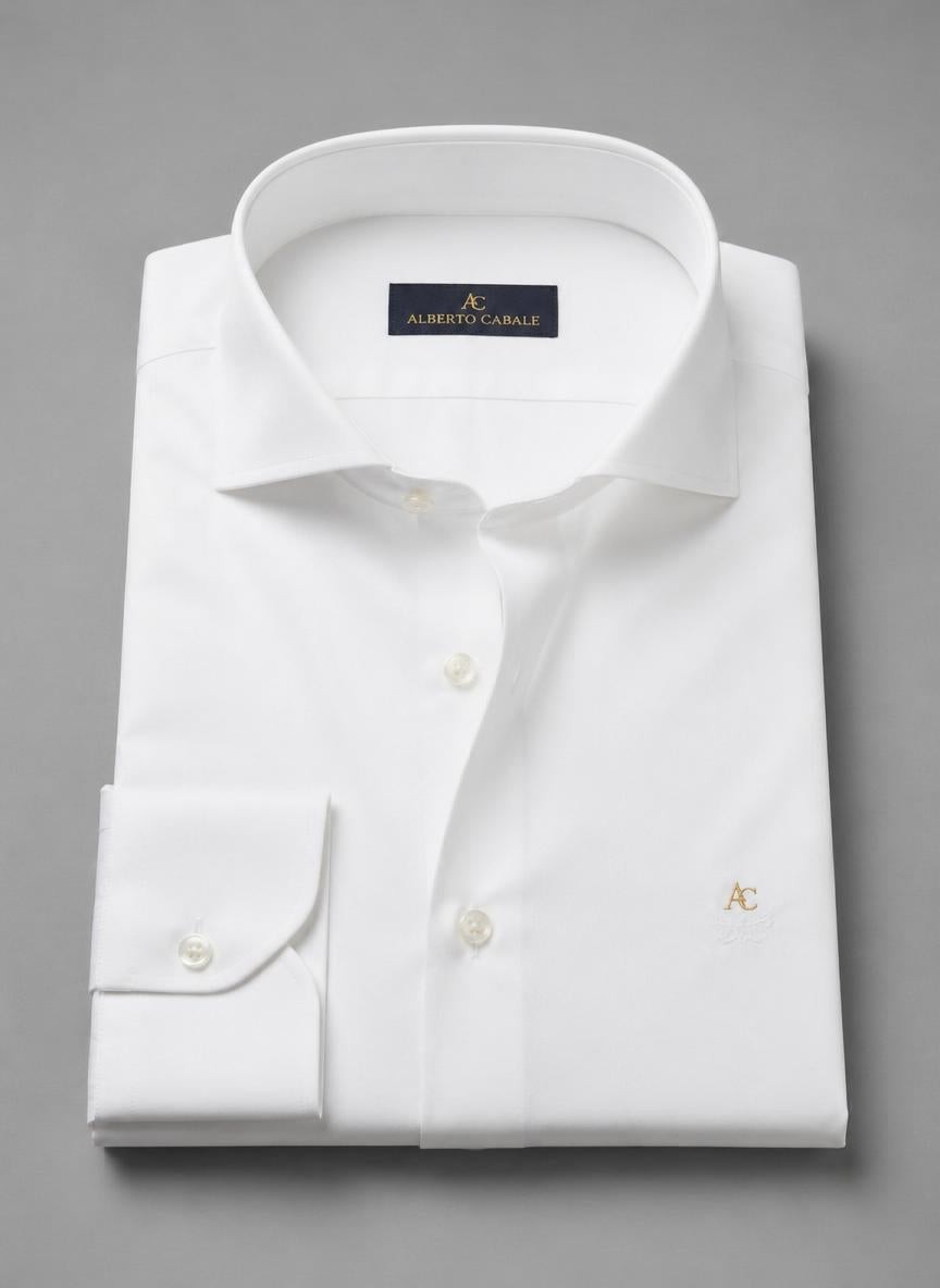 Sorrento Shirt White — 100% Cotton Poplin