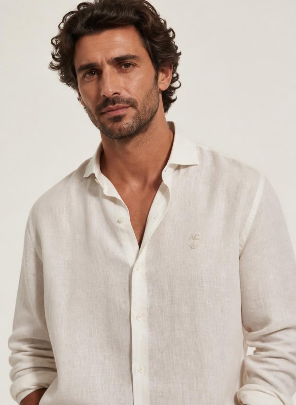 Chemise Amalfi Blanc Cassé — Lin 100%
