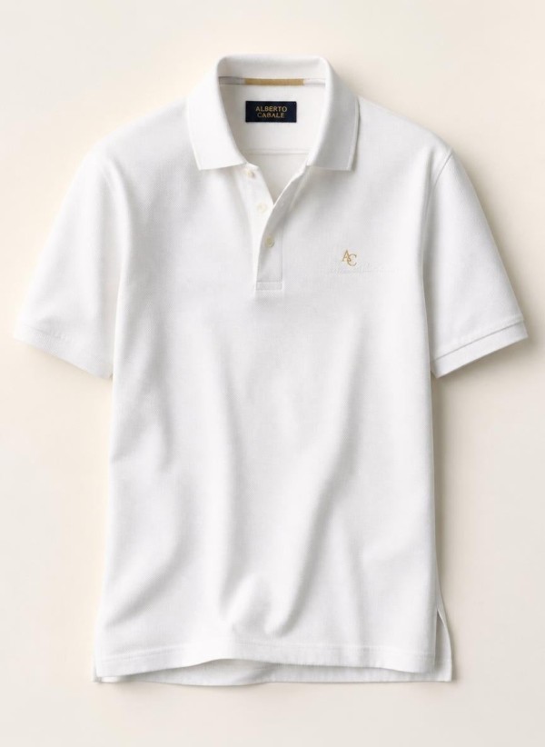 Polo Capri Blanc — Coton Piqué
