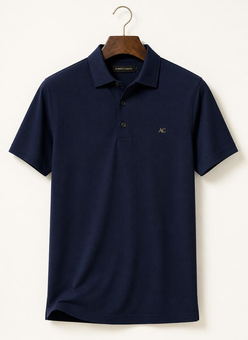 Polo Monza Marine — Confort Stretch