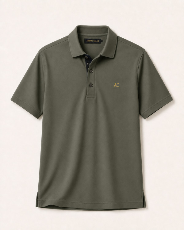 Polo Monza Kaki — Confort Stretch