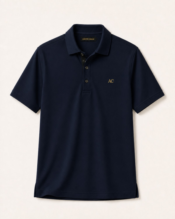 Polo Monza Bleu Nuit — Confort Stretch
