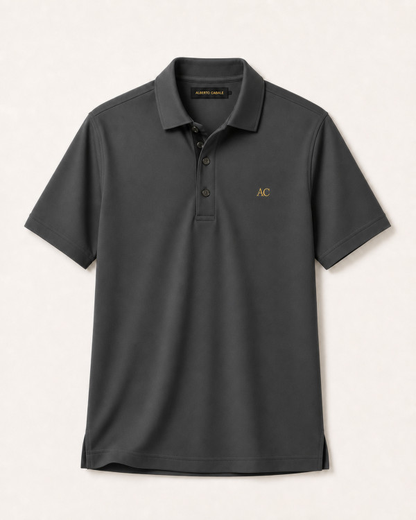 Polo Monza Gris Foncé — Confort Stretch