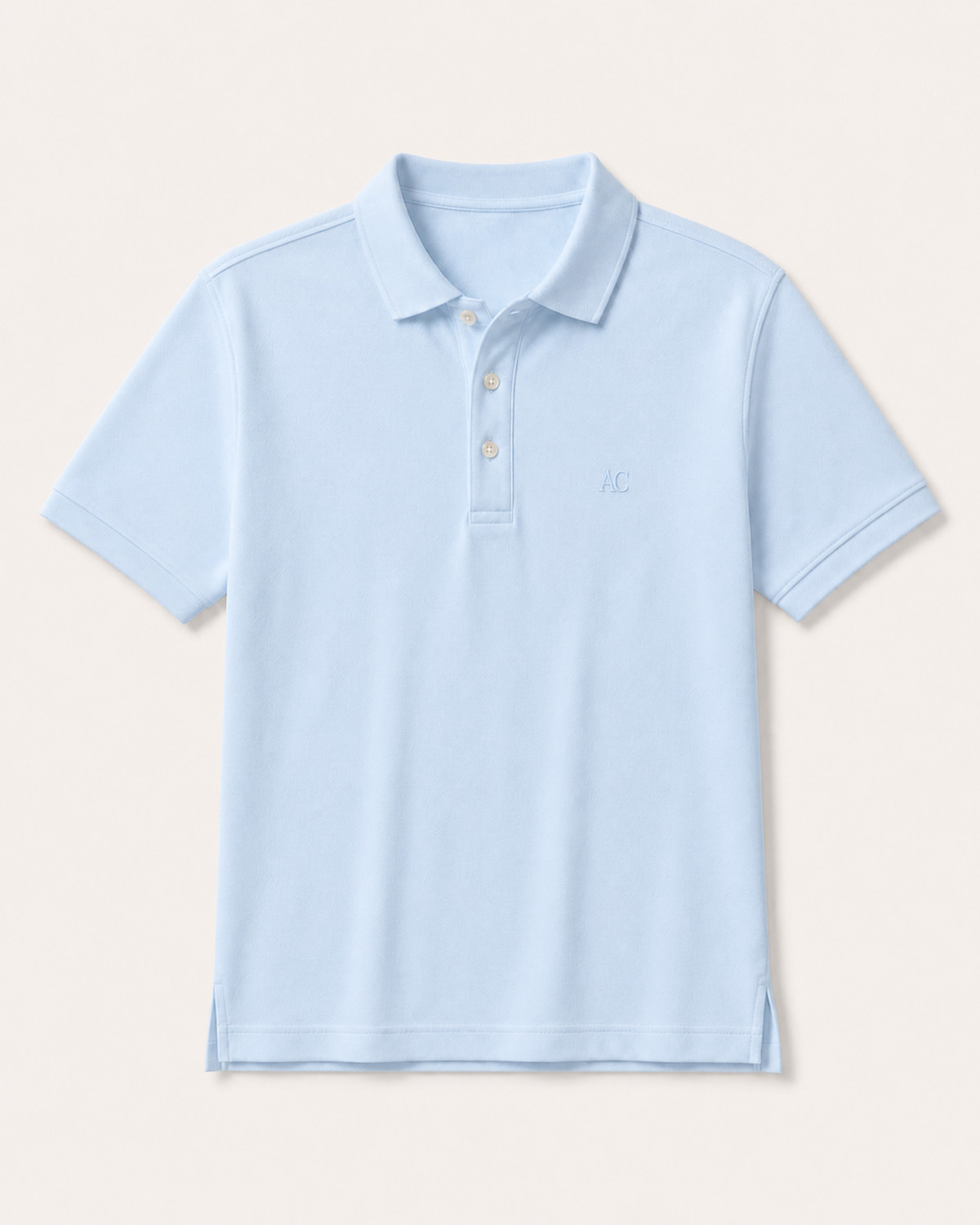 Polo Capri Bleu Ciel — Coton Piqué