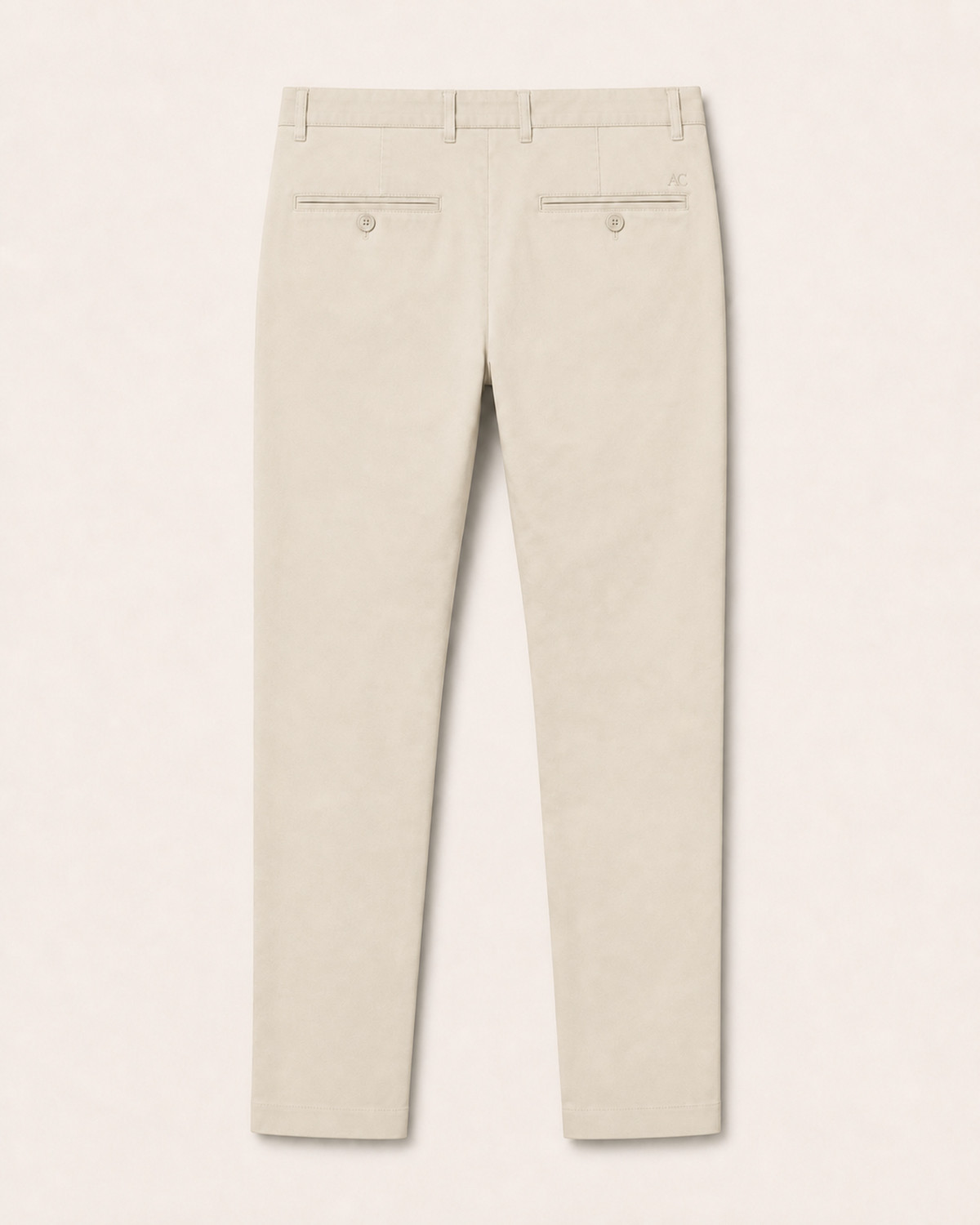 Chino Toscana Écru — Coton Stretch