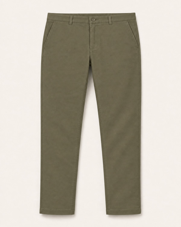 Chino Toscana Kaki — Coton Stretch