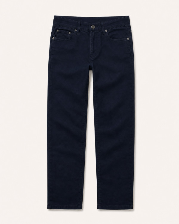 Pantalon Milano Bleu Marine — Coton Stretch