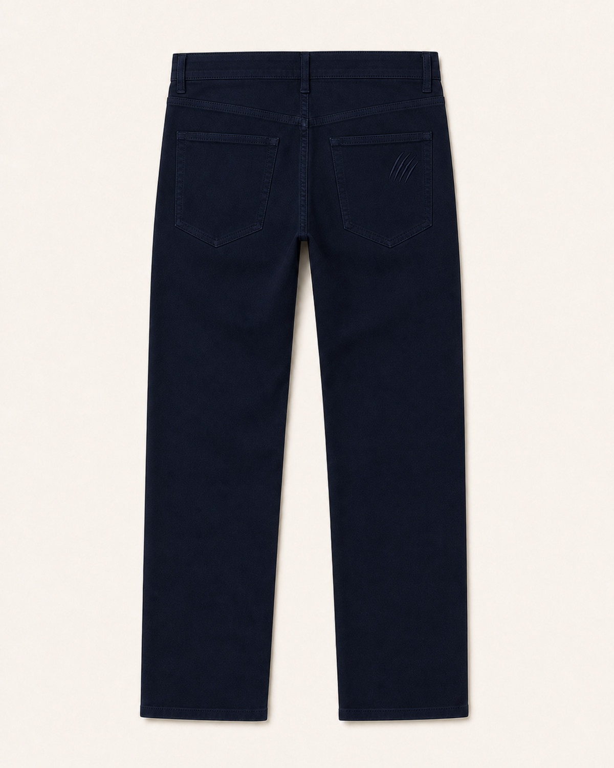 Pantalon Milano Bleu Marine — Coton Stretch