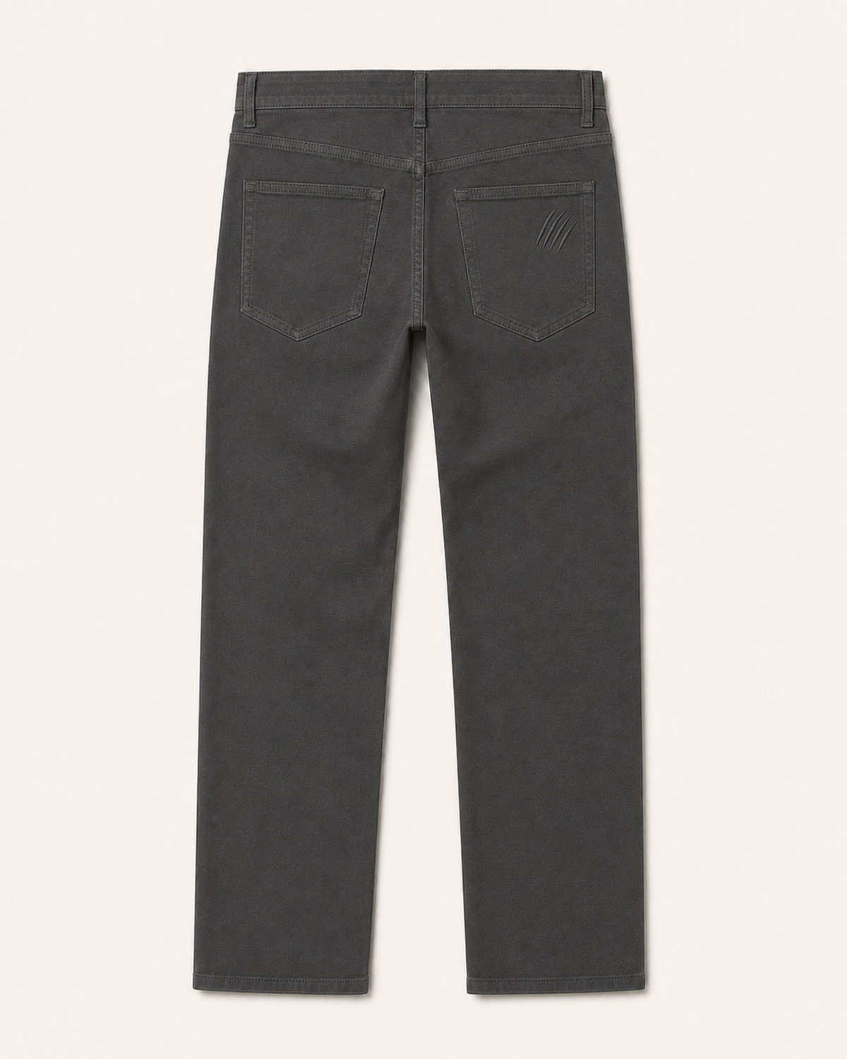 Pantalon Milano Gris Anthracite — Coton Stretch