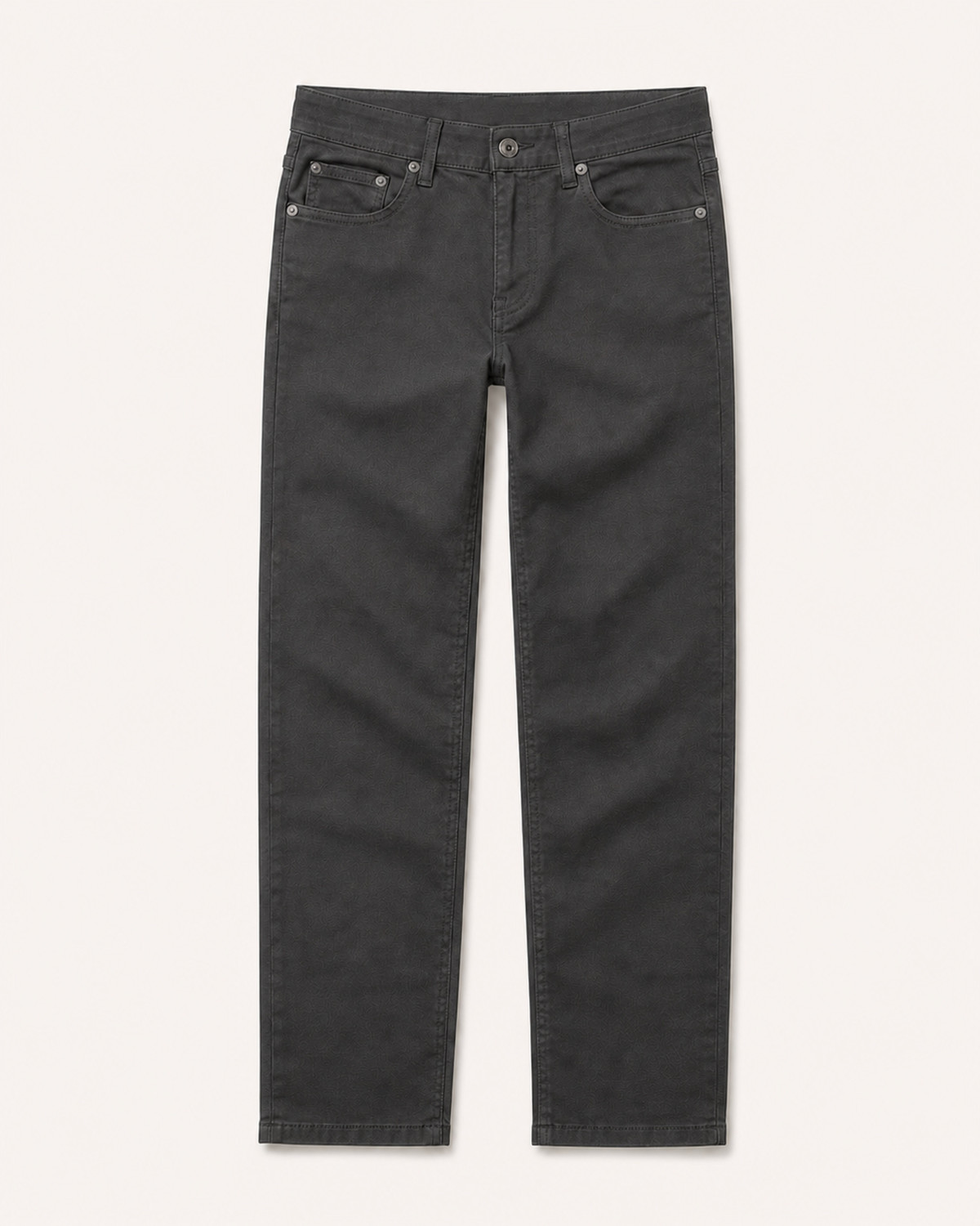 Pantalon Milano Gris Anthracite — Coton Stretch