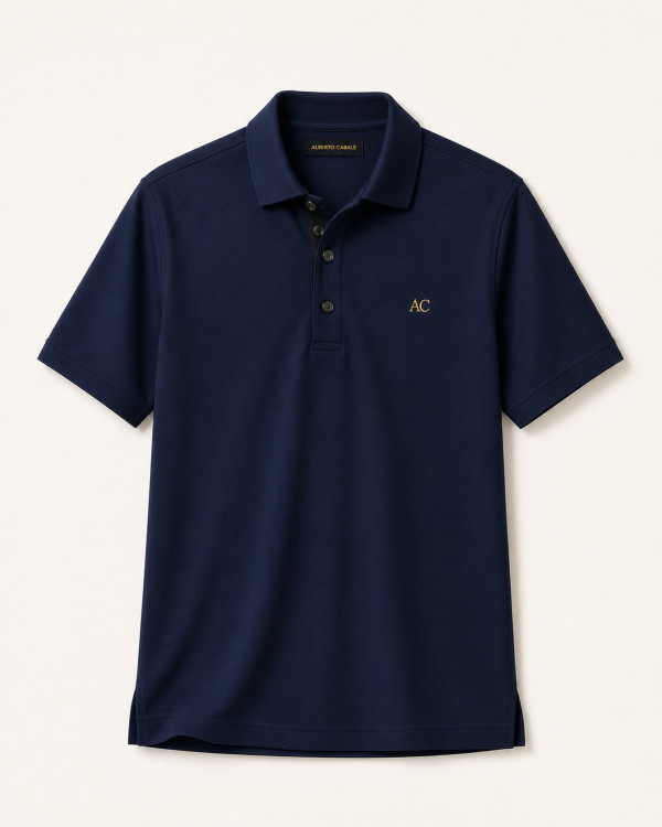Polo Monza Marine — Confort Stretch