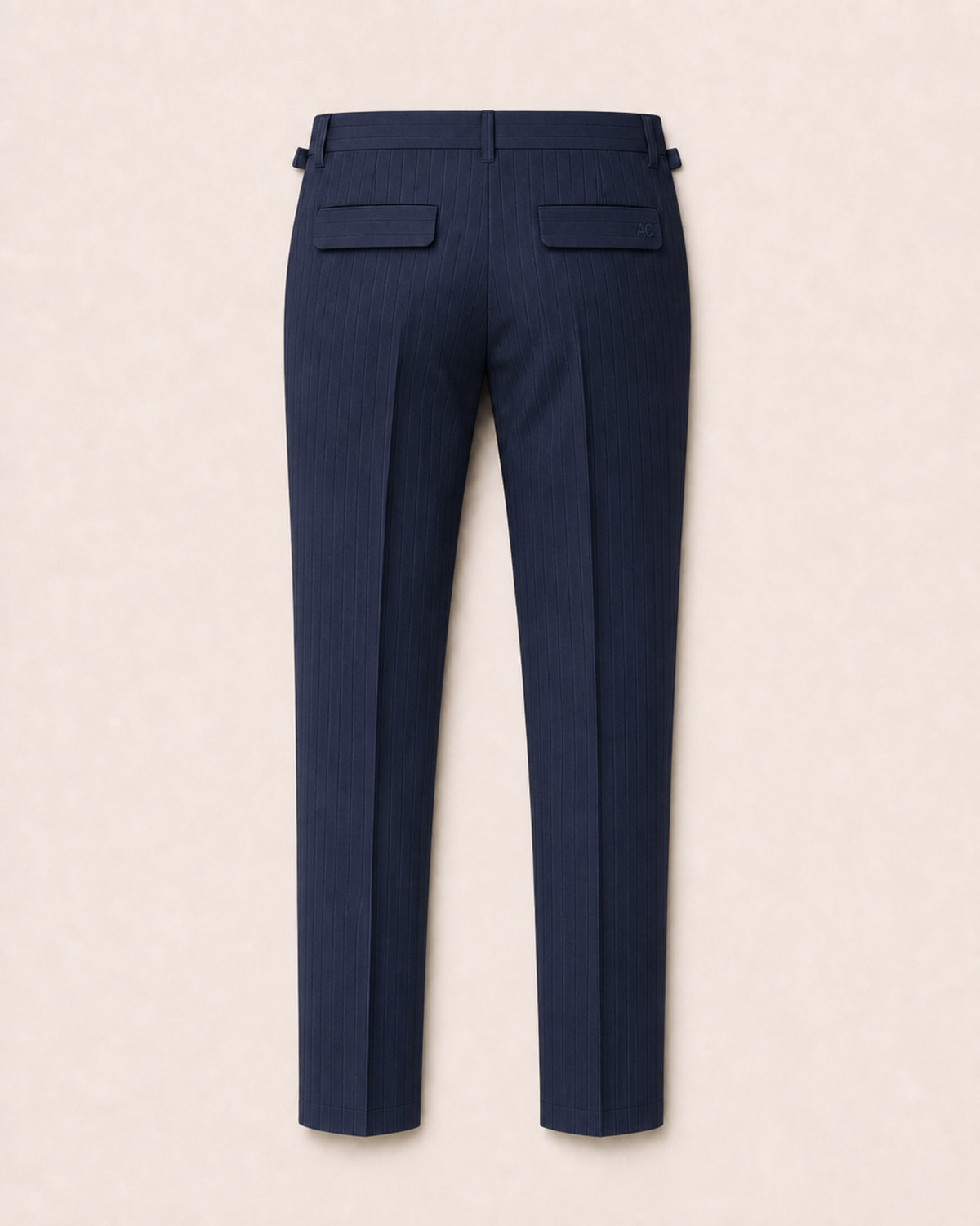 Pantalon Roma Bleu Marine — Coton Stretch Italia