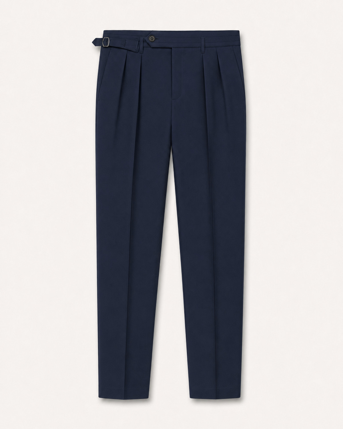 Pantalon Roma Bleu Marine — Coton Stretch Italia