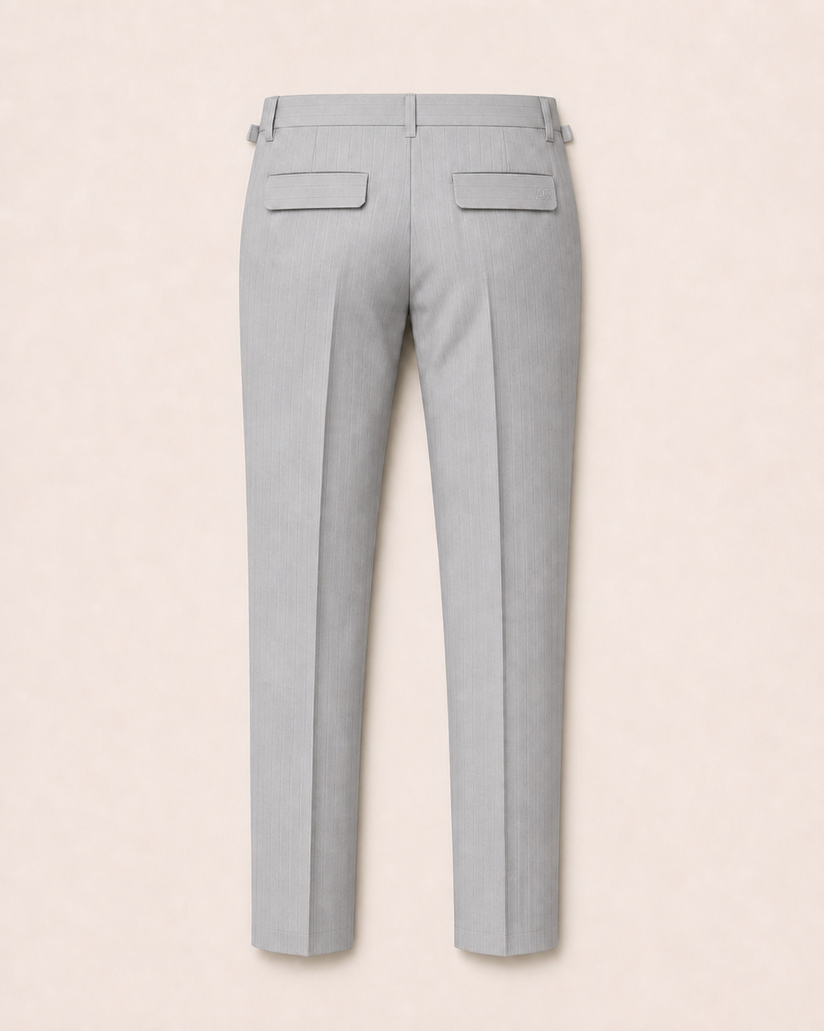 Pantalon Roma Gris Clair — Coton Stretch Italia